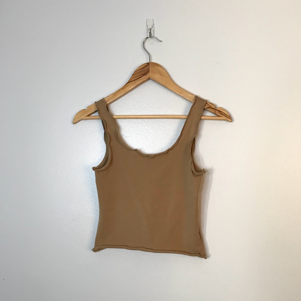 Women’s Ruffled Tank Top - Picture 2 of 3